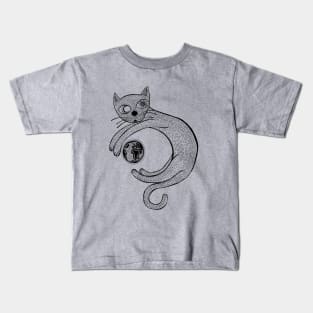 The Universe is a Cat Kids T-Shirt